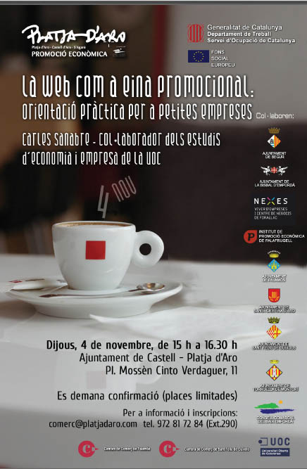 conferencia web a Platja d'Aro